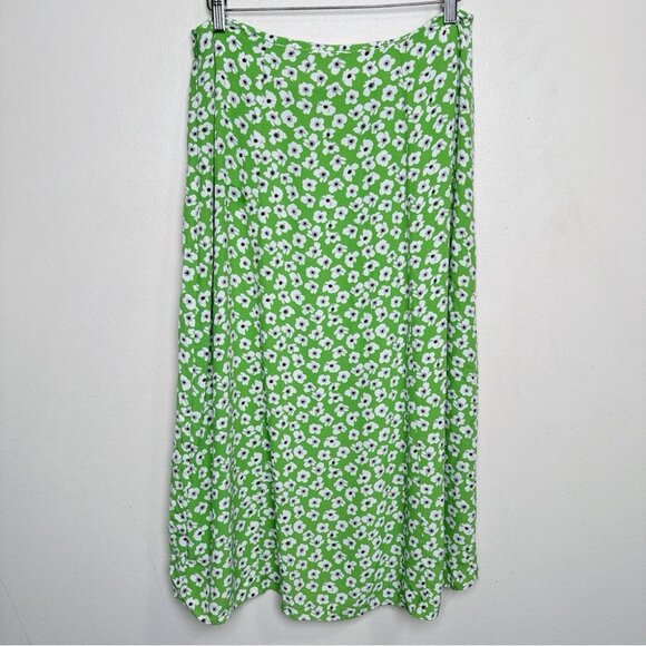 Anthropologie Womens 10 Maeve The Lille Side-Slit Midi Skirt - Picture 12 of 12